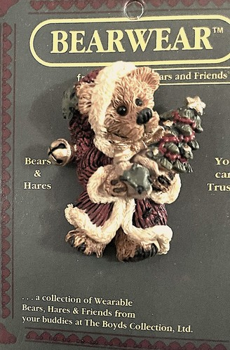 Boyds bearwear pin - boyds, "elliot"