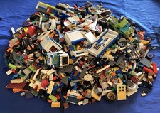 6.5kg mixed Lego spares lot bundle City vehicles police etc NO MINIFIGURES (E)