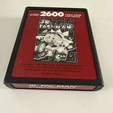 *Tested & Working* Jr Junior Pacman Atari 2600 / 7800 Game UK PAL Cartridge Only