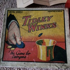 Antique Tidley Winks Game