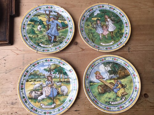 Nursery rhyme plates - plates, of