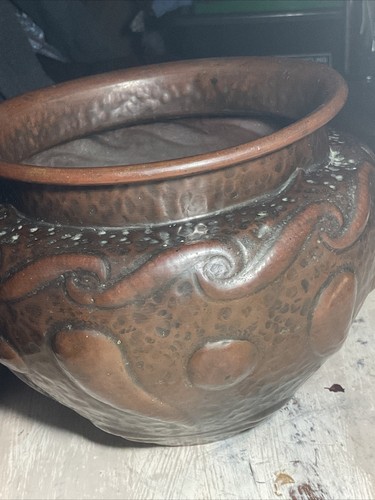 Art nouveau heavy copper - art,