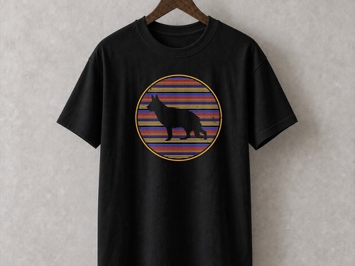 Dog breed silhouette graphic - dog, t