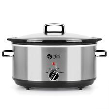 Electric Slow Cooker - Removable Ceramic Pot & Glass Lid 1.5L 3.5L 6.5L
