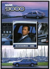 Saab 9000 Accessories 1985-1986 UK Market Sales Brochure