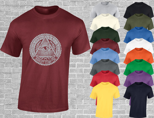 Vintage illuminati mens - mens, t