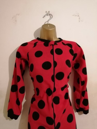 Black red ladybird polka - black,
