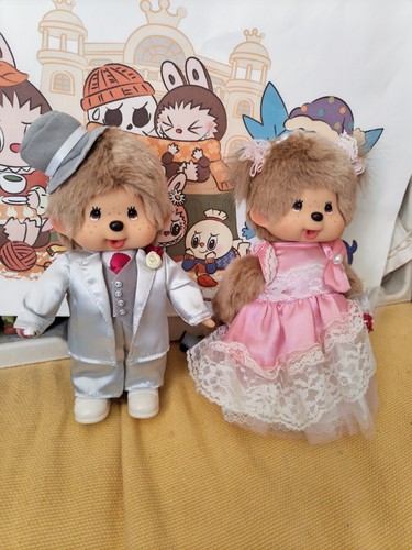 Monchichi wedding couple doll - monchichi,