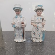 2 Antique Continental Nodders