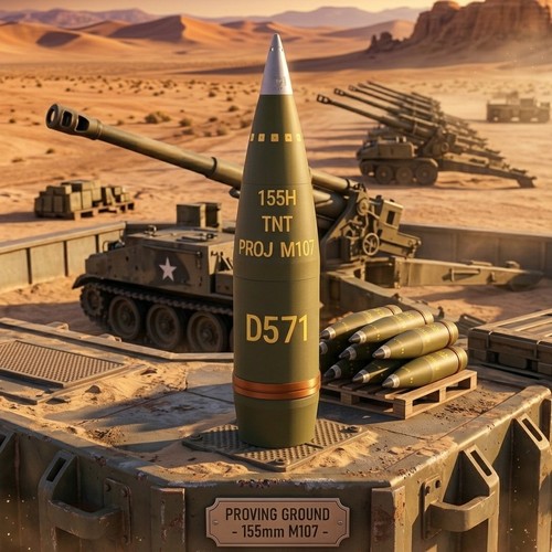 Scale 155mm m107 artillery - m107,