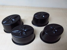 Individual Mini Pudding Moulds Dessert Tin 4x Metal w. Star Decoration Lakeland
