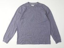 Nineteen.Twenty.Two XL Men's Purple Long Sleeve T-Shirt