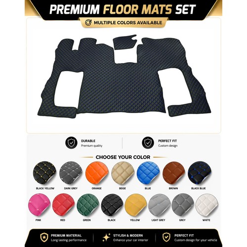 Eco leather truck - leather, mats