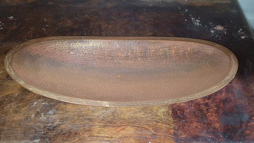 Hand beated copper brass - beated, table