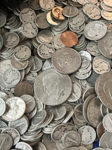 Mixed grab bag coins - grab,