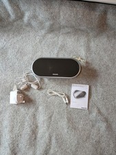 Philips AJB1002/05 mirror finish digital alarm radio clock DAB/ FM RARE