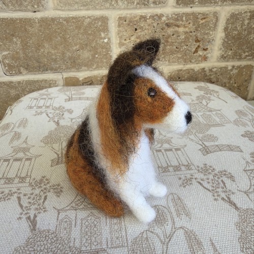 Handmade needle felted rough - handmade,