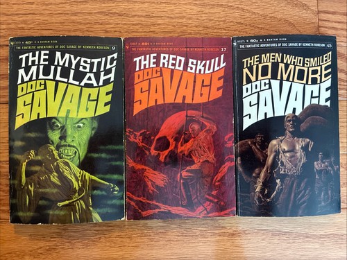Lot doc savage - 3, bantam