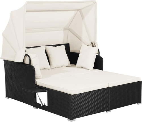 Garden rattan daybed patio 2 - patio,