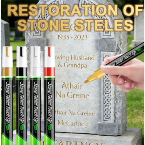 Tombstone marker touch pen - up,