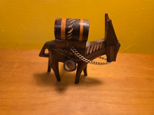Vintage hand carved wooden - hand-carved,