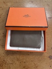 Hermès Calvi Leather Card