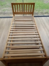 John Lewis Wilton White Single Bed Frame and Trundle Bed Frame No Mattresses