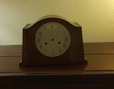 Vintage Mantel Clock Wooden