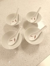 set of four  fine porcelain