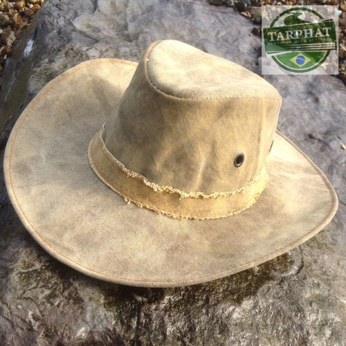 Tarp hat made - tarp,