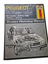 Peugeot 305 (petrol) All models 1978 to 1980 Haynes Manual