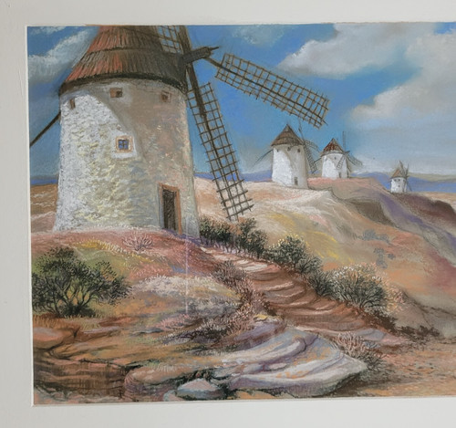 Original artwork the windmills - original,