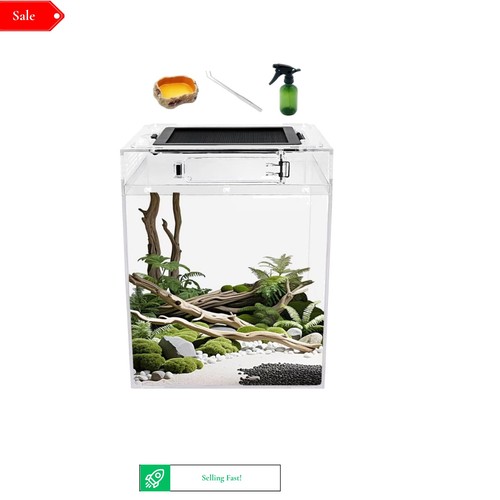 Tall reptile terrarium set - reptile,