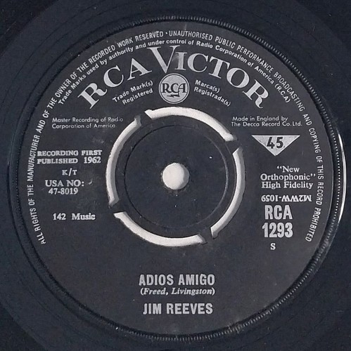 Jim reeves adios amigo a - jim,