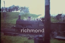 Drummond Jumbo 0-6-0 57384 BR Derbyshire 1960 Original 35mm Glass Mounted Slide