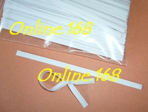 White paper coated wire - 4",