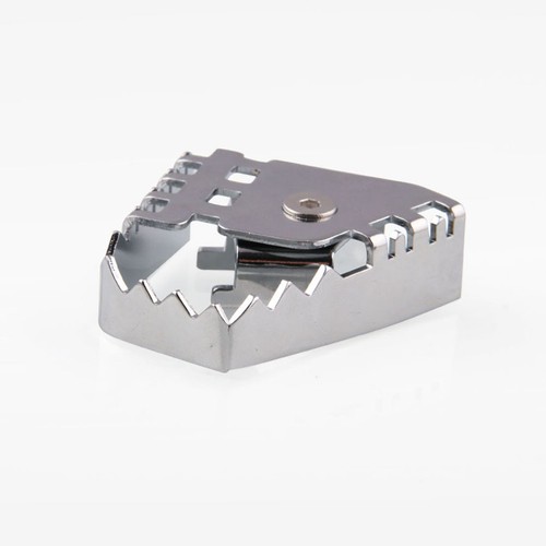 Silver aluminum car pedal - aluminum,