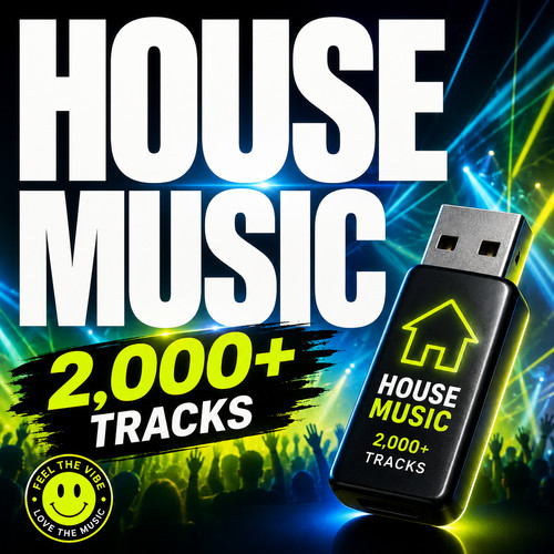 Massive house music - house, 32gb