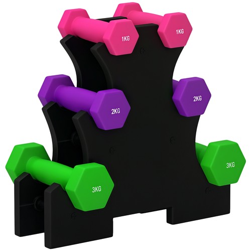 Sportnow hex dumbbells - dumbbells, set