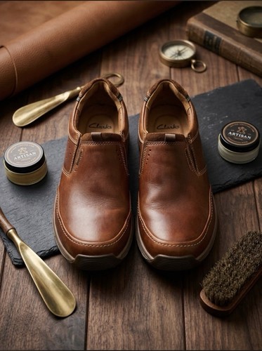 Clarks men leather shoes - clarks,