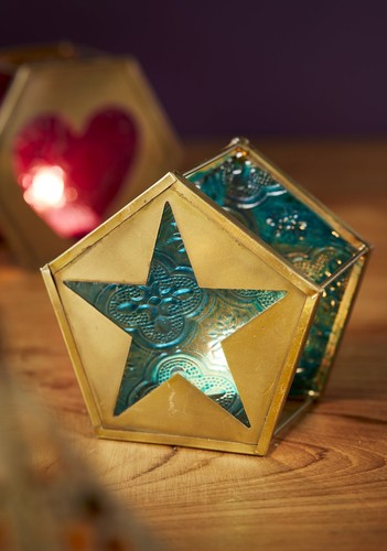 Star tealight lantern - tealight, t-lite