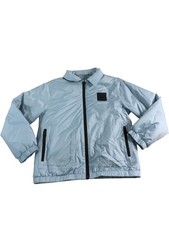 TED BAKER Boys Shacket Nylon Light Blue Zip Jacket Outerwear 6 Years