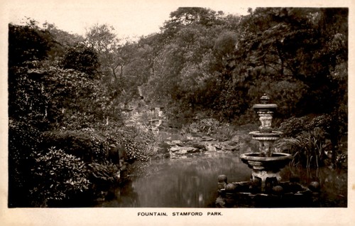 Stamford park fountain branch - park, fountain,