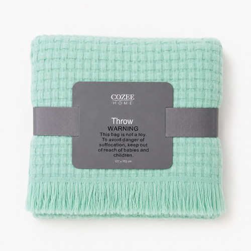 Cozee home textured throw - textured,