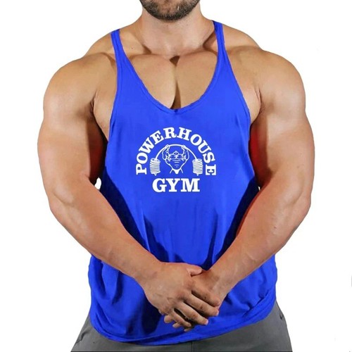 Men gym stringer - gym, vest