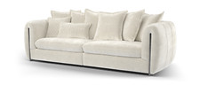 Sofology The Empress Fabric 4 Seater in Stone