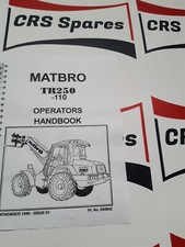 Matbro TR250-110 Operators