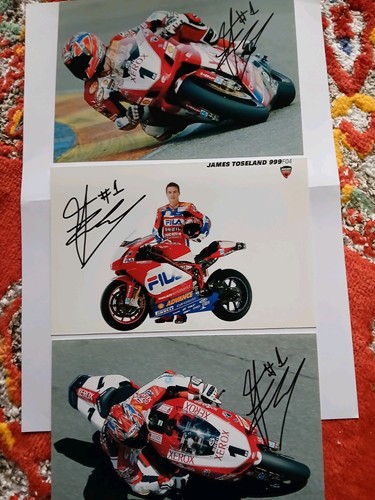 James toseland signed ducati - ,