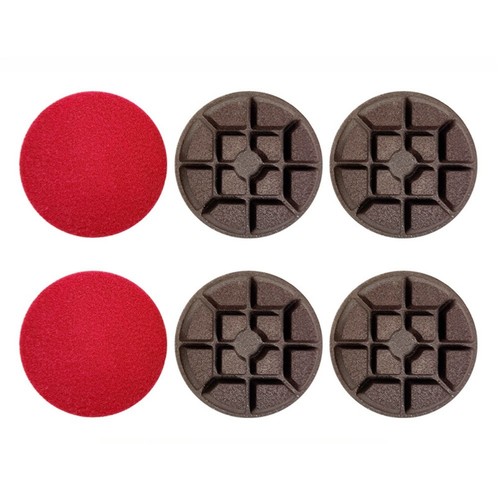 Piece dry wet polishing set - dry,
