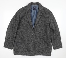 Gap Men's Grey Tweed Blazer L